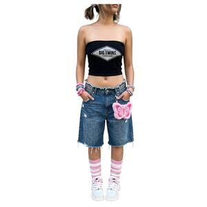 Big Twins tube top Coyote Ugly saloon Small